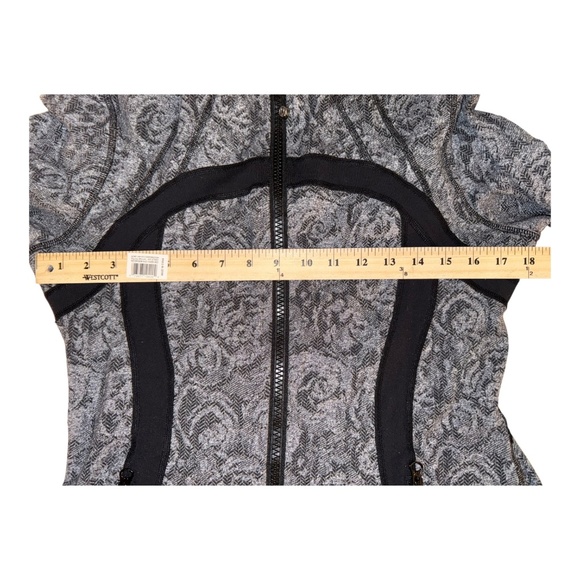 Lululemon Black Grey Rose Herringbone Define Jacket 12 - Picture 6 of 9